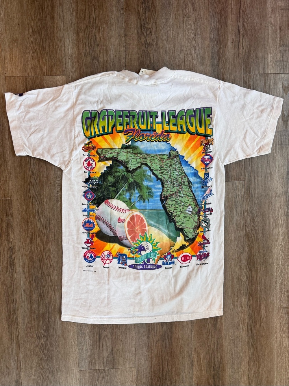 Vintage 1998 MLB Grapefruit League Spring Training T-Shirt - size Medium - Picture 3 of 4